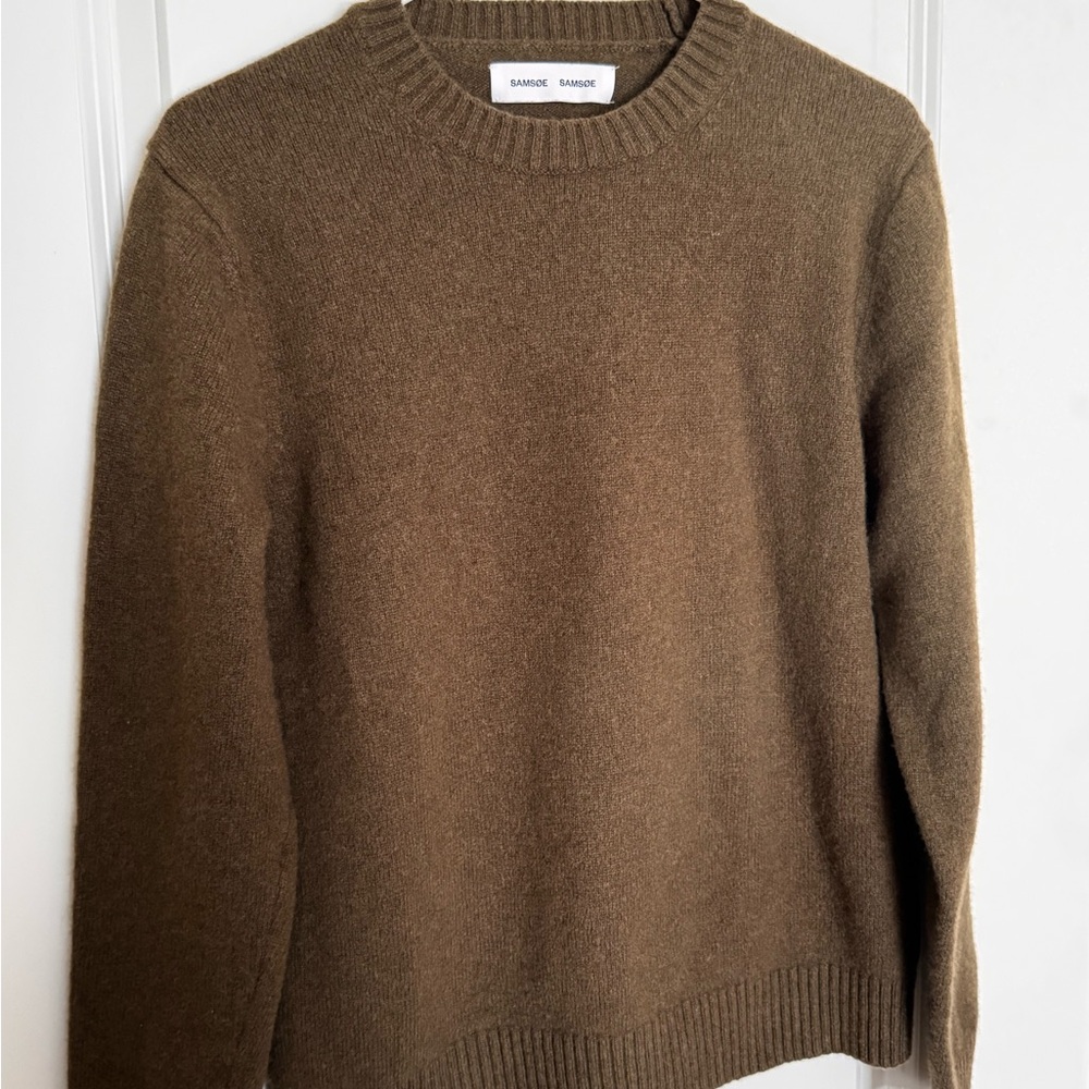 Samsøe Samsøe Dark Olive Crew Neck